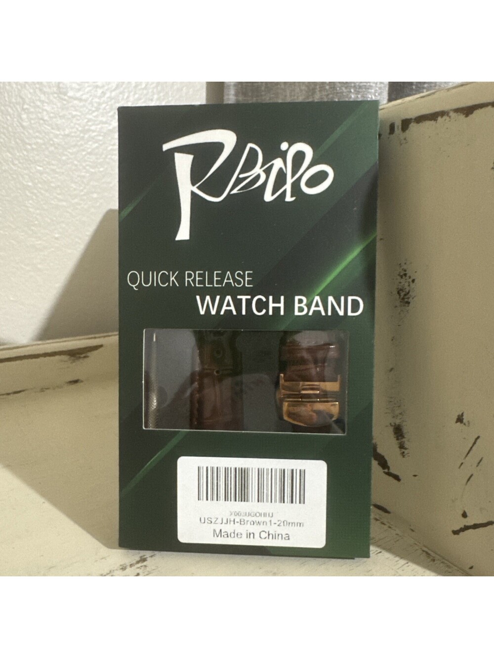 Rbipo Brown Quick Release Watch Band 20mm New